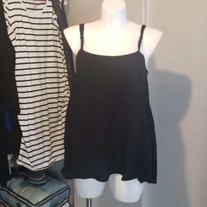 Black spaghetti strap shirt